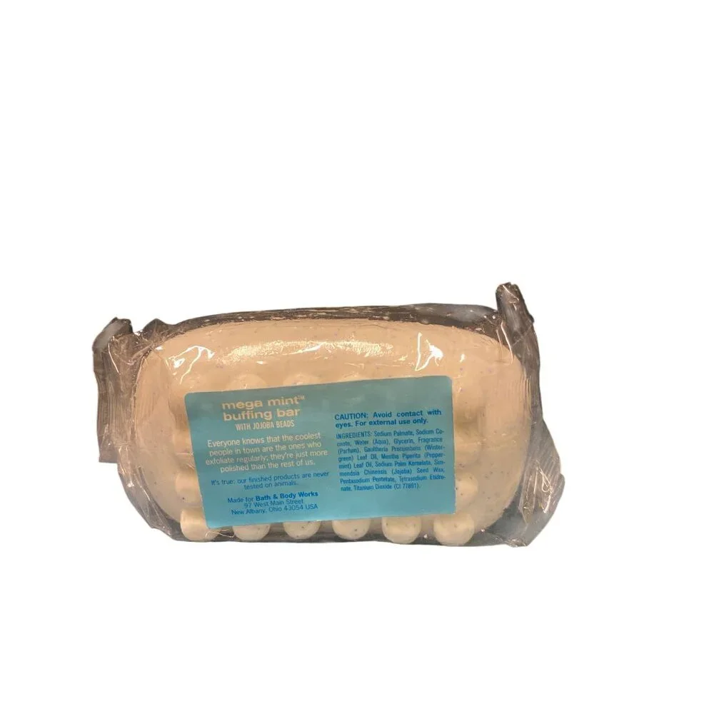 True Blue Spa Mud About You‎ Body Mask Set Mega Mint Buffing Bar & Brush